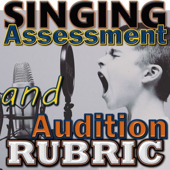 Preview of Singing Assessment Audition Rubric - Elementary Music - Back-to-School BTS