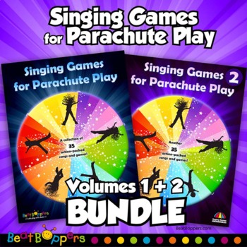 Preview of Singing Games for Parachute Play Books 1 & 2 BUNDLE | 70 Music Games
