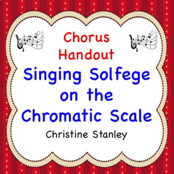 Solfege Warm Up for Singing- Key of C Major Sheet Music