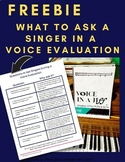 Singing Voice Evaluation Freebie