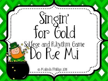 Preview of Singing for Gold: D-R-M Solfege and Rhythm Game