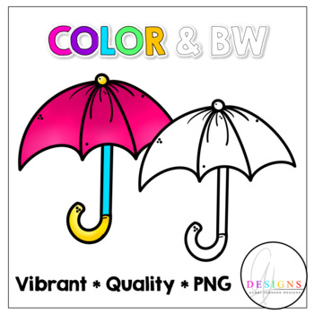 Singing in the Rain Clipart {Spring Clipart} by Aubri Johnson Designs ...