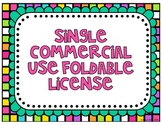 Single Commercial Use Foldable License