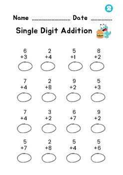 Single Digit Addition by Mister Nine | TPT