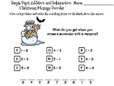 Single Digit Addition and Subtraction Christmas Math Activ