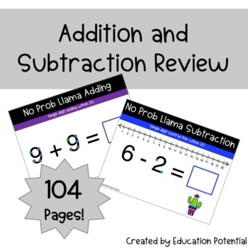 Preview of Single Digit Addition and Subtraction Fact Practice