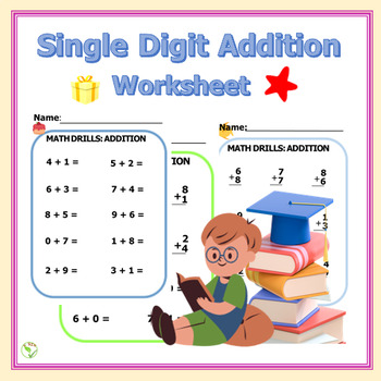 Preview of Single Digit Addition worksheet