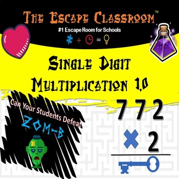 Preview of Single Digit Multiplication 1.0 Escape Room | The Escape Classroom