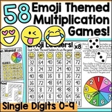 Single Digit Multiplication Facts Board Games | Fluency Pr