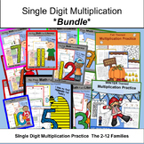 Single Digit Multiplication Mastery and Review Worksheets