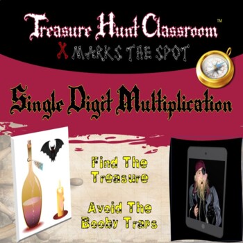 Preview of Single Digit Multiplication  | Treasure Hunt Classroom