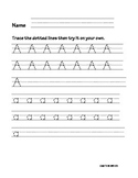Single Letter Tracing Practice Set
