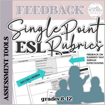 Preview of Single-Point ESL Assessment Rubrics Add-On (Speaking, Reading, Writing)