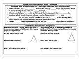 Single-Step Comparison Word Problems with Strategy Box