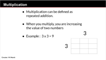 Preview of Single Step Math: Multiplication and Division