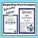 Single Step Word Problems All Operations (January Edition)