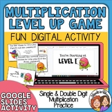 Single and Double Digit Multiplication Practice Level Up  