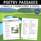 Single and Paired Poetry Comprehension Passages Set 2