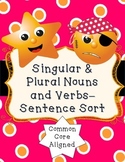 Singular & Plural Nouns and Verbs - Sentence Sort