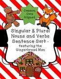 Singular & Plural Nouns and Verbs Sentence Sort - featurin