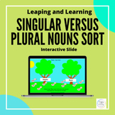 Singular Versus Plural Nouns Sort (Digital)