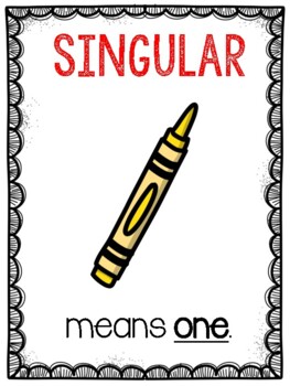 Singular and Plural Introduction Lesson and Activities with ELL Support