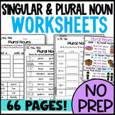 Singular and Plural Noun Worksheets