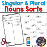 Singular and Plural Nouns - FREE Noun Sorts