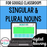 Singular and Plural Nouns Grammar Activities for Google Cl