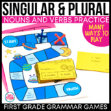 Singular and Plural Nouns Grammar Game | First Grade | L.1.1c