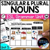 Singular and Plural Nouns Grammar Unit for Newcomer ELs, E