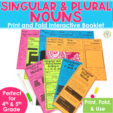 Singular and Plural Nouns Print and Fold Grammar Booklets