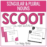 Singular and Plural Nouns Scoot Activity with Task Cards a