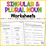 Singular and Plural Nouns Worksheets | Irregular Nouns | R