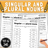 Singular and Plural Nouns Worksheets & Activities | Gramma