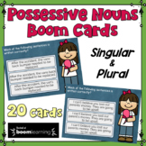 Singular and Plural Possessives Task Cards: BOOM Cards