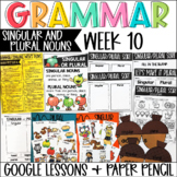 Singular or Plural Grammar Language Week 10 Digital & Paper