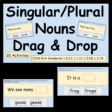 Singular vs. Plural Nouns Drag & Drop Sentences - Elementa