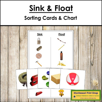 Sink And Float Chart Worksheets Teaching Resources Tpt