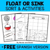 Sink or Float Sort Activities + FREE Spanish