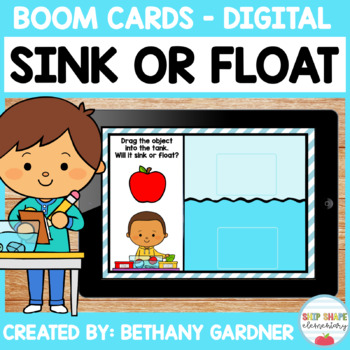 Preview of Sink or Float - Boom Cards - Distance Learning