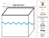 Sink or Float Experiment with cut and paste application