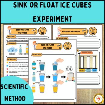 Preview of Sink or Float Ice Cubes Experiment & Winter STEM Activities