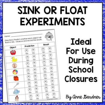 FREE Sink or Float Science Experiments: Ideal for Use During School Closures