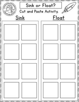 Sink Or Float Sort It Out Activities For Kindergarten