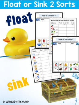 Preview of Sink or Float Sorting Worksheets