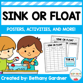 Preview of Sink or Float Activities - UPDATED!