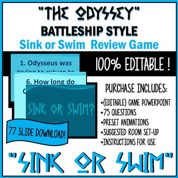 Preview of Sink or Swim: "The Odyssey" Review Game