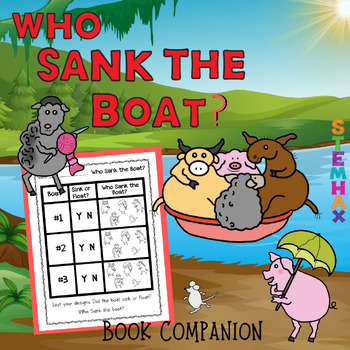 Preview of Sink the Boat - Simple STEM Book Companion (Home Friendly)