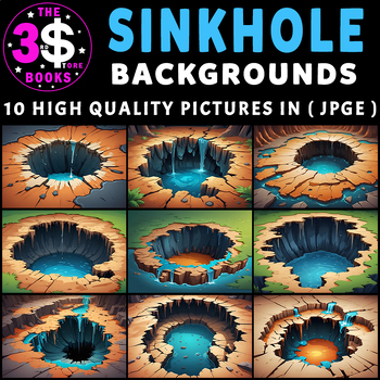 Preview of Sinkhole Backgrounds – 1O Pictures